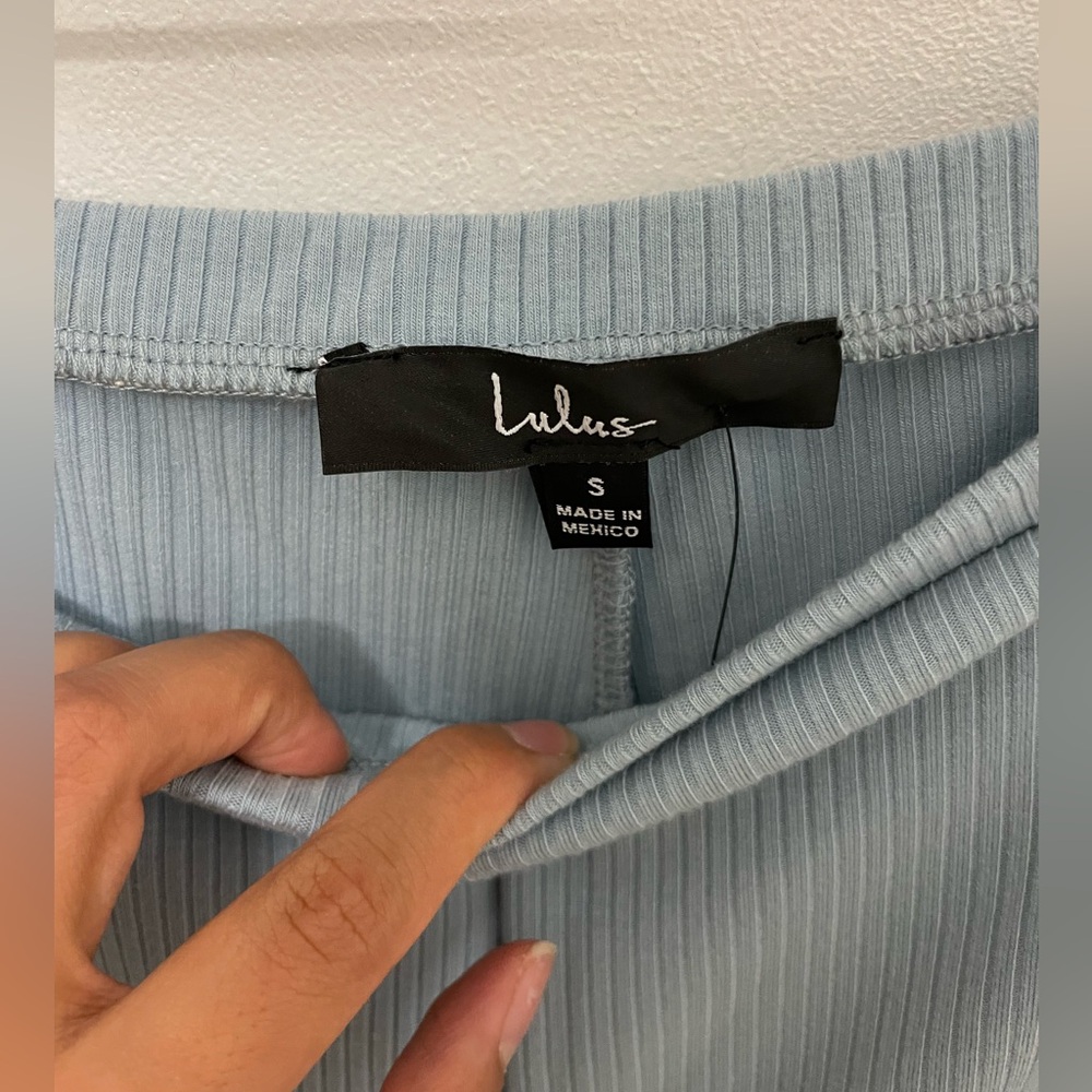 Lulus blue pants.